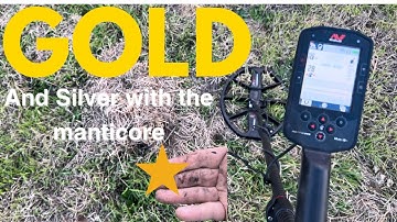 GOLD and Silver with the manticore #minelab #detecting #gold #manticore #coins #minelabmanticore
