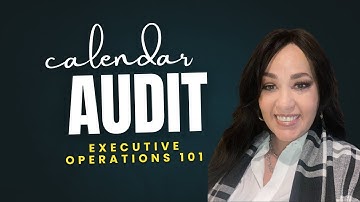 Stop the Calendar Chaos: The Executive Operations Approach to Calendar Audits [Session Snippet]