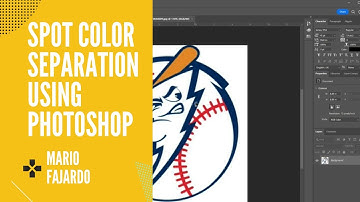 Spot Color Separation using Photoshop
