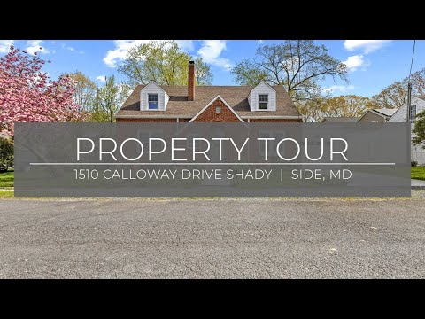 1510 Calloway Drive, Shady Side, MD home video tour