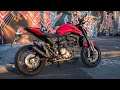 DUCATI MONSTER 937 2021 - Termignoni full racing system exhaust sound! + #wheelies !!! #RawSound!