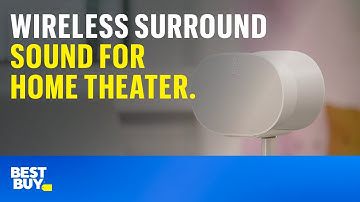 Wireless surround sound for home theater. Tech Tips from Best Buy.
