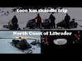 1000 km snowmobile trip on my Skandic SWT across Labrador (Canada)