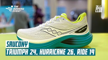 Saucony Triumph 24, Hurricane 26 e Ride 19: preview del 2026 – The Running Event