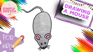 How to draw a mouse  | Simply sketch  #drawing  #mouse #animal #rat #howtodraw