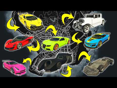 All RARE & SECRET CARS in GTA 5 (All Hidden Vehicle Locations)