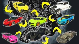 All RARE & SECRET CARS in GTA 5 (All Hidden Vehicle Locations)