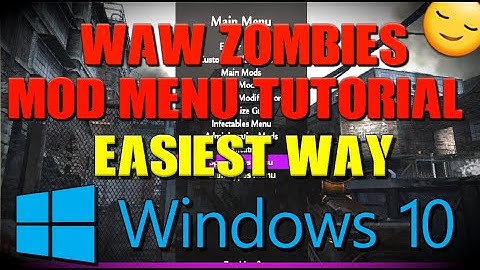 COD WAW Zombies Mod Menu PC Tutorial [Windows 10]