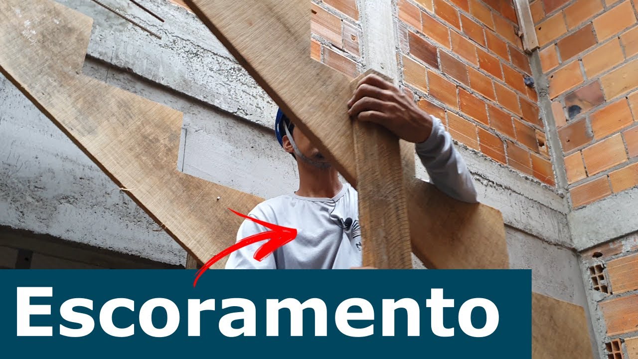 Como fazer o correto escoramento de uma escada cascata