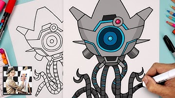 How To Draw Vontra | The Wild Robot → How to Draw