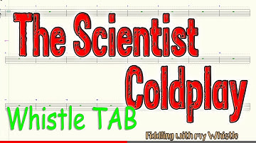 The Scientist - Coldplay - Tin Whistle - Play Along Tab Tutorial