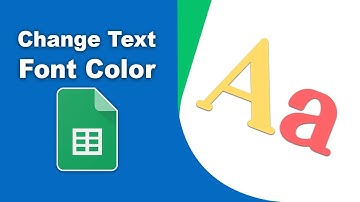 How to change text font color in Google Spreadsheets