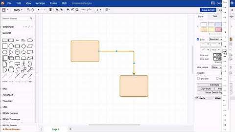 Connector styling options in draw.io for Confluence