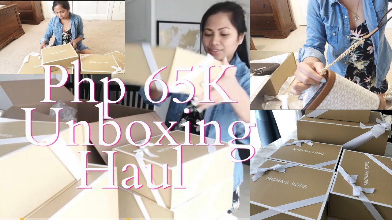 Php 65,000 Unboxing Haul/ Authentic Michael Kors/Bag Shopping