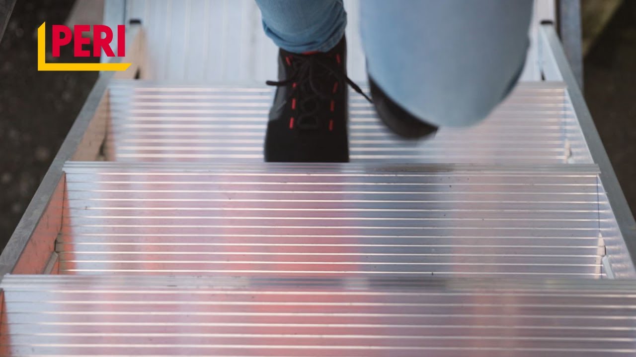 SCAFFOLDING | PERI UP Treppen breitere und tiefere Stufen (DE)