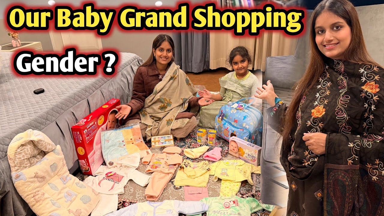 Our Baby Shopping Revel | Gender ? 👶 | Complete Shopping 