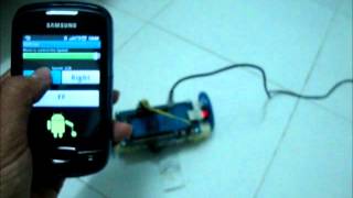 Android   bluetooth IOIO broad  robot control