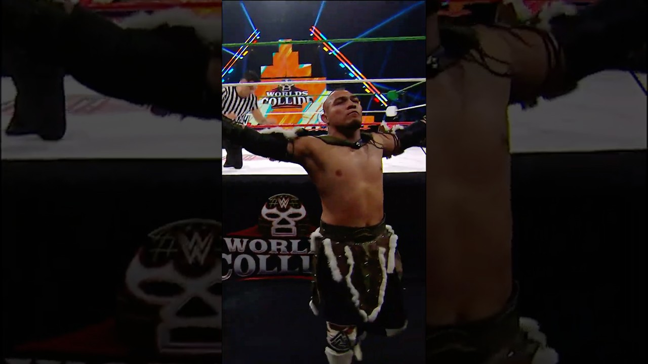 Hijo del Vikingo retiene el Megacampeonato AAA ante Chad Gable durante Worlds Collide