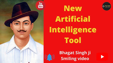 Best Use of AI | Smiling AI Video (New AI tool) | Shaheed Bhagat Singh ji ! Deep Nostalgia