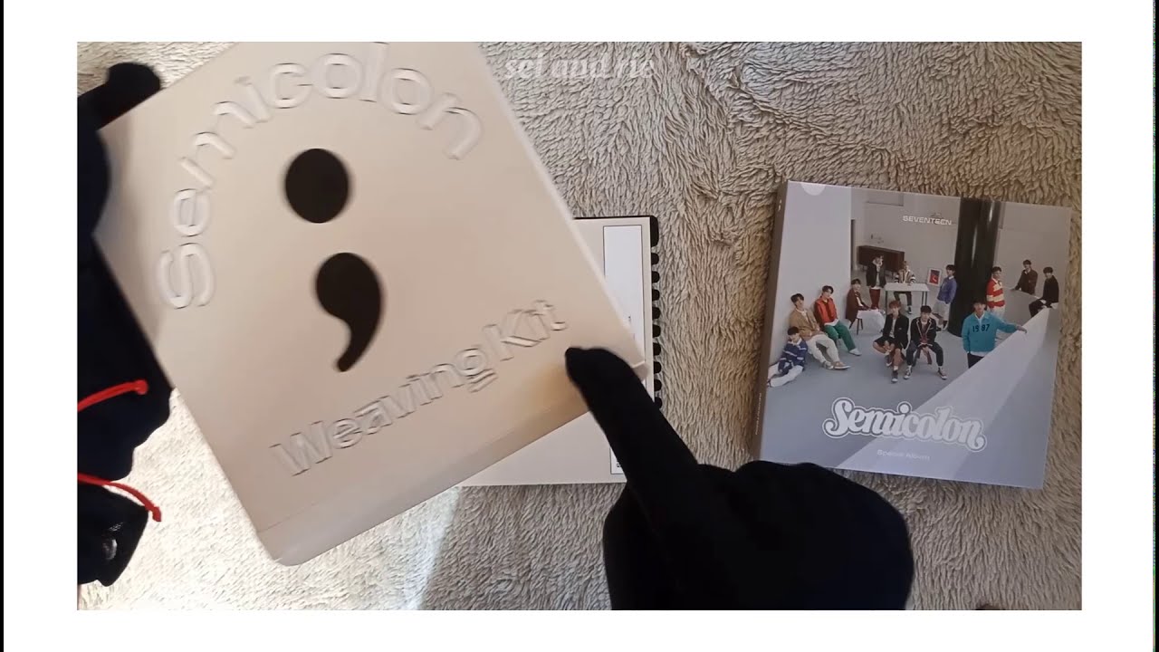 unboxing SEVENTEEN SPECIAL ALBUM ; [Semicolon] OT13 VERSION - YouTube