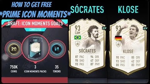 * FREE PRIME ICON MOMENTS * || Draft : icon moments goals | Weekly objectives | pacybits 20