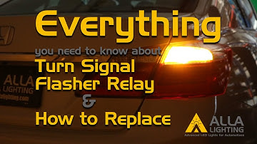 Electronic Signal Flasher Relay Location Installation Replacement LED