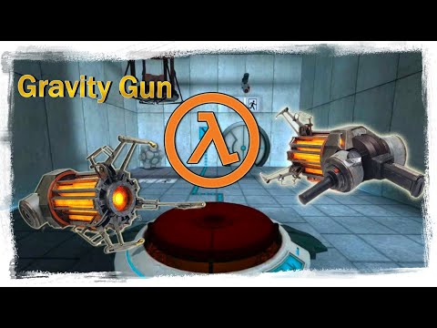 Portal with The Gravity Gun from Half Life 2 | Portal 1