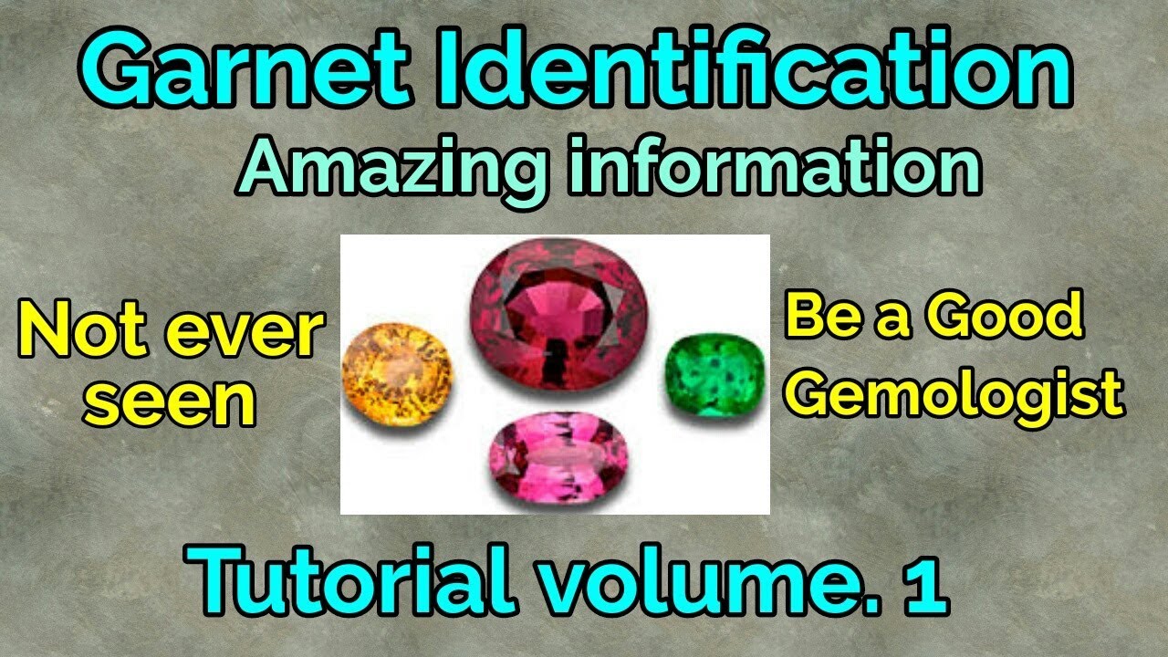 How To Identify Garnet Gemstone.