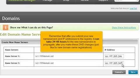 How to Create Private Nameservers at networksolutions.com (Flipper Host)