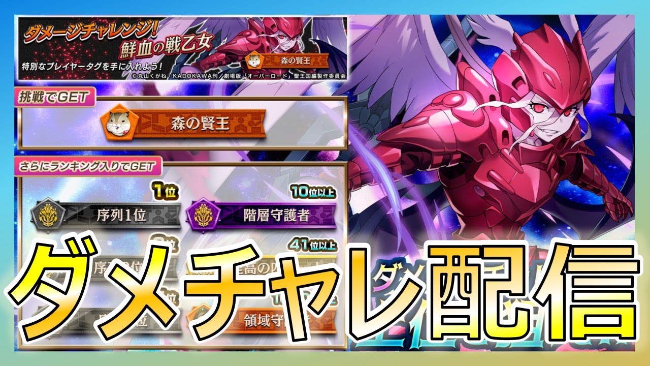 【ダメチャレ】鮮血の戦乙女　ダメージチャレンジ　