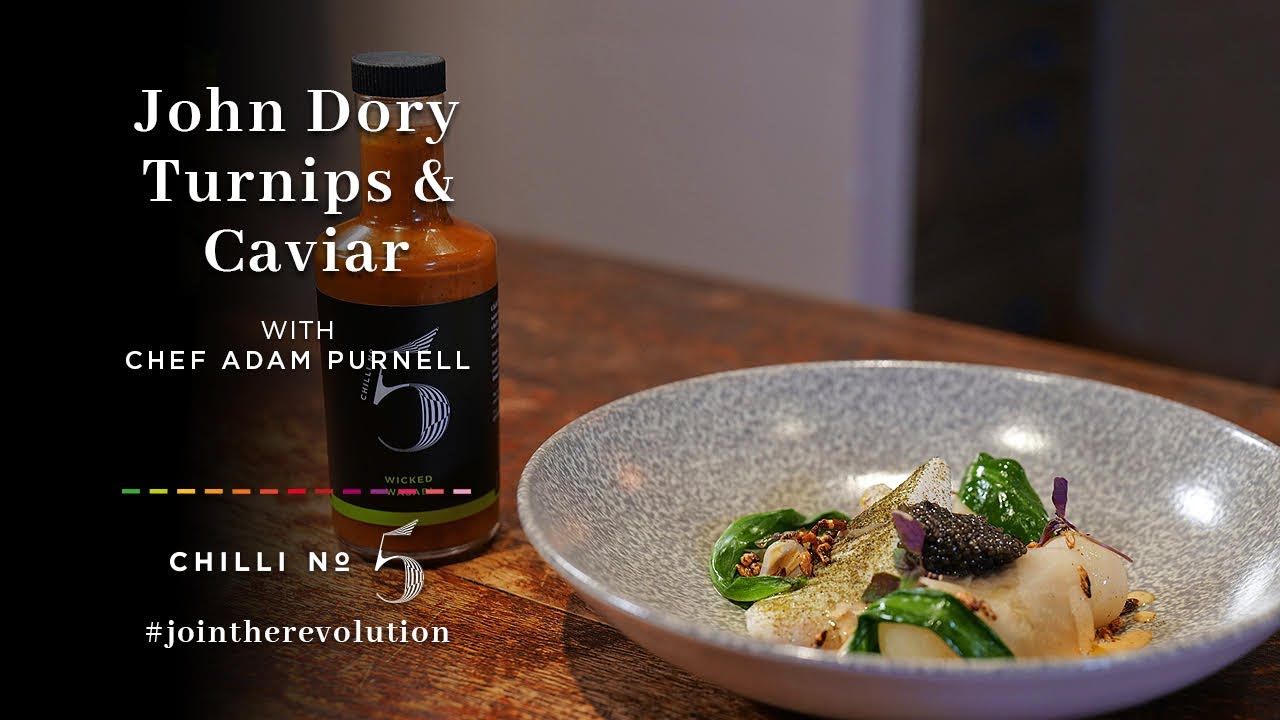 Spicy John Dory Turnips & Caviar Recipe Chef Stuart Collins
