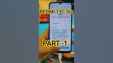 Redmi 13c flickering display may repair attempts done but all failed
