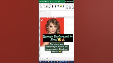 Remove Background InExcel😳#youtubeshorts #shorts #excel #msexcel #trickexcel #trending #viral #reels