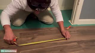 Como hacer los cortes en las puertas en piso laminado paso a paso