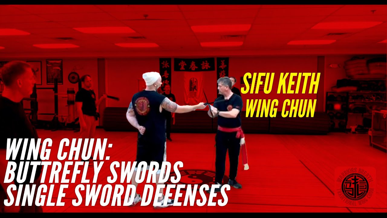 Вин Чун - Мечи-бабочки. Защита одним мечом.