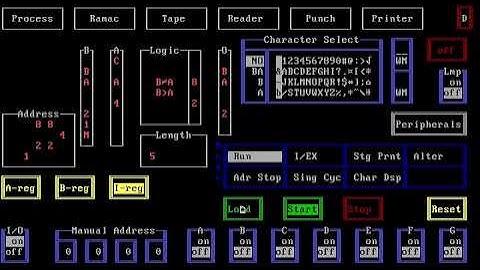 IBM 1401 emulator for DOS, by Joseph Newcomer and Jay Jaeger