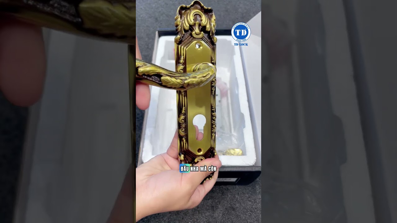 #shorts UNBOX BỘ KH&Oacute;A TH&Ocirc;NG PH&Ograve;NG SUNNY ĐỒNG THAU | KH&Oacute;A CỬA TD