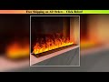 3D Water Electric Fireplace Remote Control APP Mist Fireplace Embedded Realistic Mist Flame