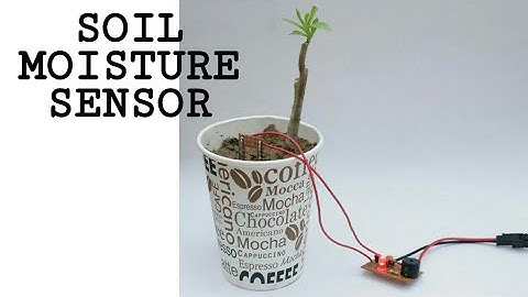 how to make Soil moisture sensor for plants at home