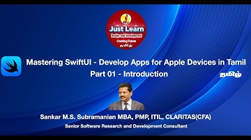 Mastering SwiftUI | Design and Develop Creative Apps for Apple Devices | Part 01 | Tamil | தமிழ்