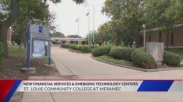 St. Louis Community College groundbreaking taking place today for new financial services and emergin