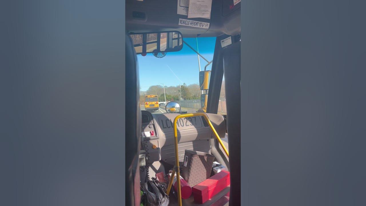 First Student 2020 Thomas C2 School Bus LCLN0237 leaving the High ...