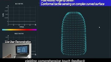 Curved-Surface Tactile Sensing for Robot Hands | Live Pressure Map & Force Readout