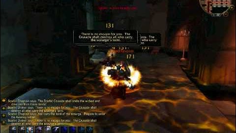 How to get the scarlet key done by a lvl 80 Huan ret pally.