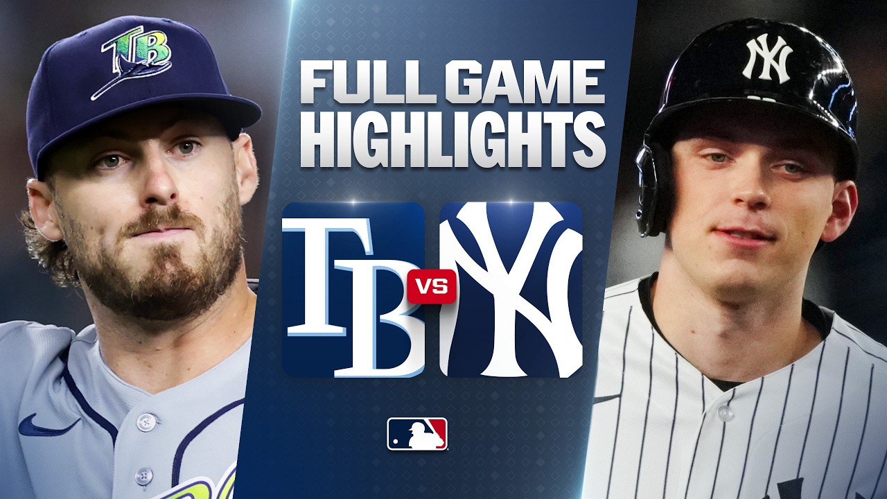 [MLB] 탬파베이 레이스 2 : 9 뉴욕 양키스 경기 결과·하이라이트