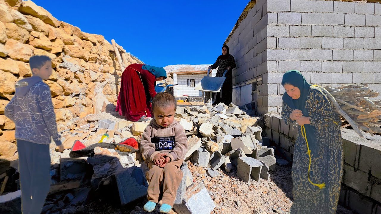 Tooran House Federation Filled with Debris & Soghra's Delicious Lunch
