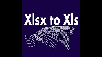 Xlsx To Xls