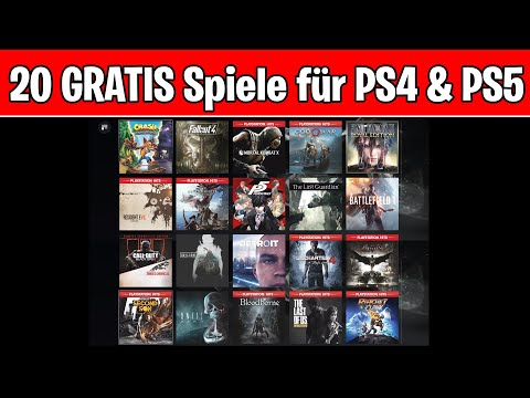 20 GRATIS Spiele für PS4 & PS5 (Kostenlose Playstation Plus Collection Games ohne PS5 auch für PS4)