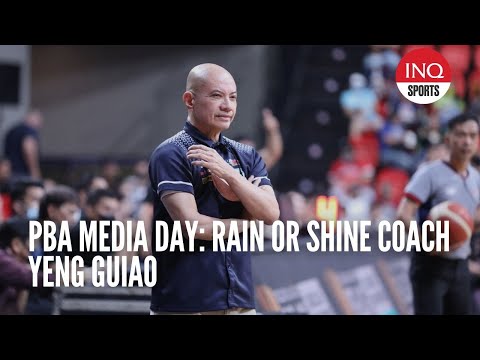 PBA Media Day: Rain or Shine coach Yeng Guiao