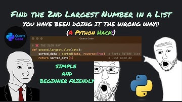 Find the 2nd Largest Number in a List: A Python Hack!